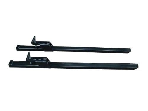 60" Bucket Pallet Bolt On Fork with Chain and Ratchet Chain Binder, 3000 Lbs, Usable Length: 40" Bucket Forks (Pair)