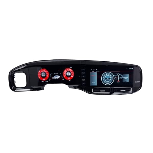 12.3 Inch Dual Screen Android Car Radio Upgrade for Dodge Charger 2011-2025 Stereo Replacement Multimedia Player GPS Navigation Wireless Carplay WiFi Bluetooth AM FM Touchscreen Head Unit (8+256GB)