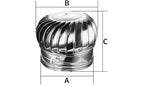 Wind Turbine Generator Kit: Horizontal Vertical 304 Stainless Steel Blades Controller for Battery Charging, Rotating Chimney Cowl Cap