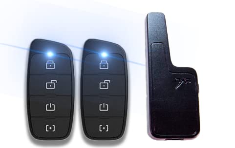 MPC 2-Way Remote Start Kit Compatible with Nissan Frontier 2008-2019 - with T-Harness - Firmware Preloaded - Includes (2) Extended Range 4-Button 2-Way Remotes