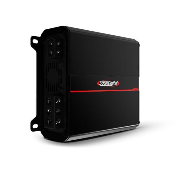 SounDigital XP 1000.1 Monoblock 1000 watt RMS at 2 Ohm Amplifier (Renewed)