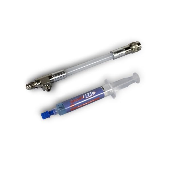 SmartSeal Quick Shot AC Leak Sealer & Cool Enhancer for HVAC/R Systems (up to 6 ton), Reusable Injector Hose Included, Pack of (5)