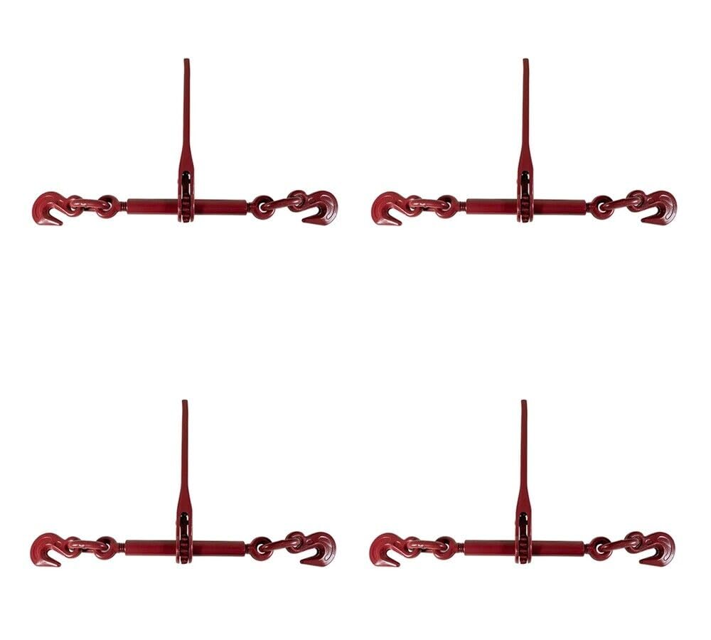 TM USWWAGOODS Replacement for/Fits (4) Products 3/8'-1/2' Heavy Duty Ratchet Binder w/Grab Hooks 9,200# WLL