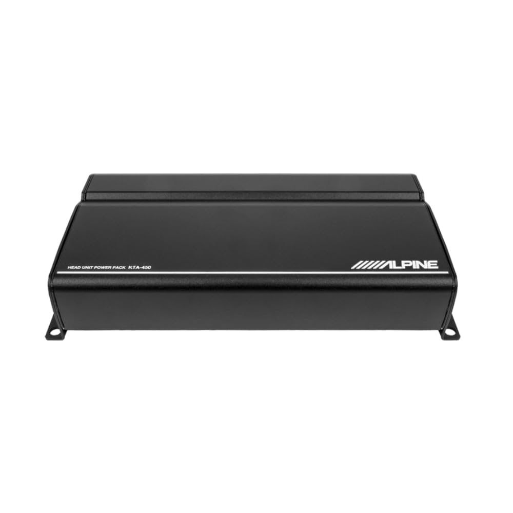 Alpine iLX-W670 7” Shallow-Chassis Digital Multimedia Receiver with KTA-450 4-Channel Power Pack Amplifier
