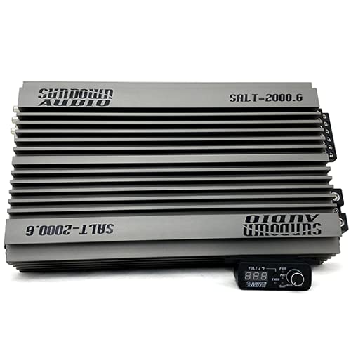Sundown Audio Multi-Channel Full Range Class-D Amplifier (SALT-2000.6)