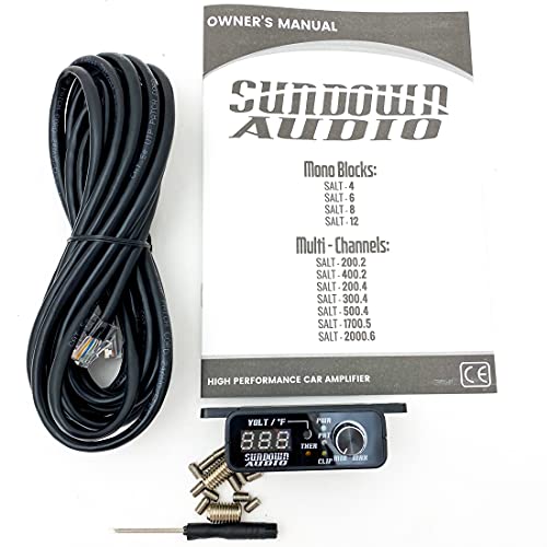 Sundown Audio Multi-Channel Full Range Class-D Amplifier (SALT-2000.6)