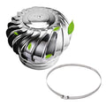 Stainless Steel 304 Non Power Roof Ntilator, Roof Nt for Leak Proof Nt Cap Fan, Wind Turbines Attic Air Nt Ntilating Turbines NTS, Rotating Chimney Cap for Houses Factory Atti，160mm