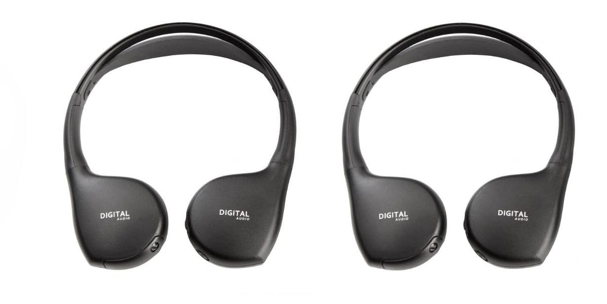 OE Car Headphones for GM Digital IR Compatible Audio Wireless Headphones for 2017 and Newer Rear Seat Entertainment BluRay and DVD Systems
