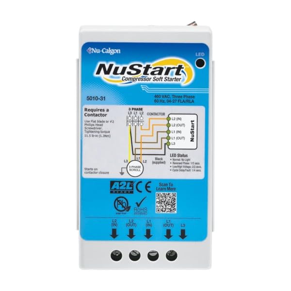 5010-31 Nustart Compressor Soft Starter, 4-27 RLA, 3 Phase, 460 VAC