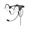 Crystal LH1 Lightweight Headset with XLR5 Plug and Adapter for General Aviation. Compatible with Airbus and GA Airplanes.