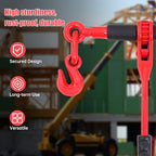 Heavy-Duty Chain Binder Kit 5/16in-3/8in, 4900 lbs Load Capacity - Durable Tie Down Hooks for Lifting, Hauling, and Secure Transport - Ideal for Trucks and Trailers