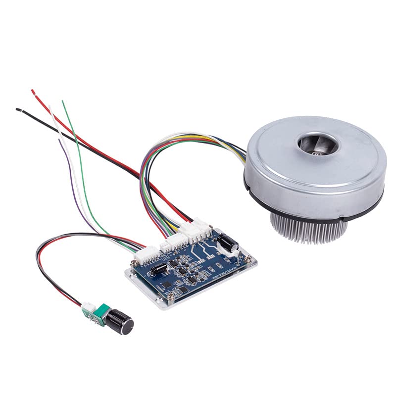 160W 24V 28V 7.5kPa Low Noise High Pressure BLDC Centrifugal Blower +1pcs Driving Controller for Planter or Industrial Dedusting(48V)