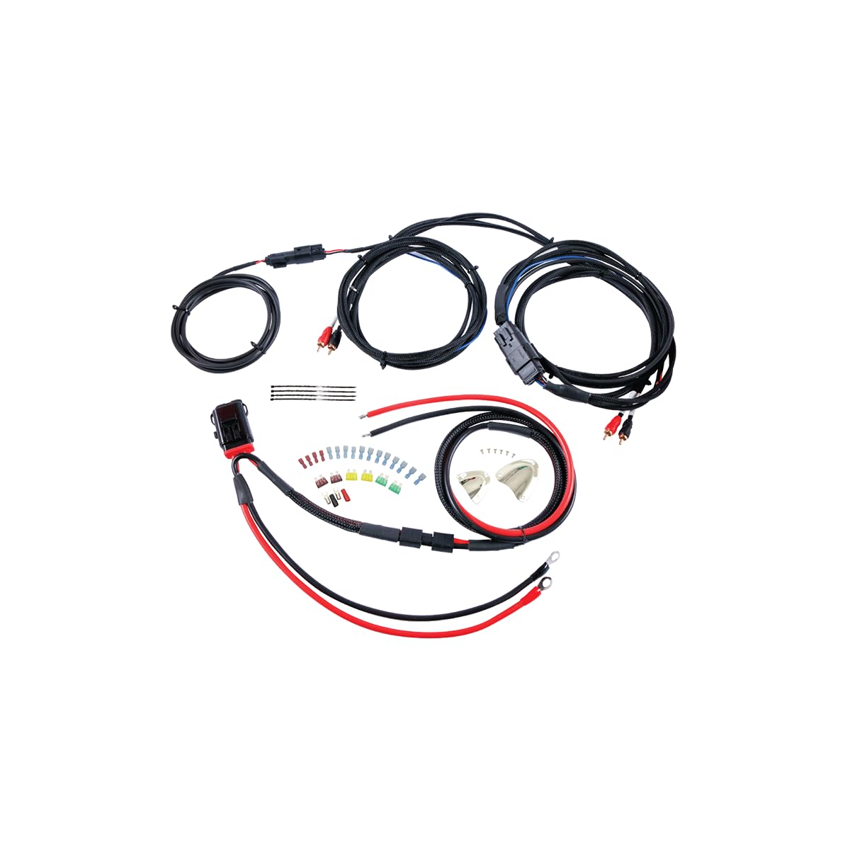Diamond Audio MSTLINK Radio T-Harness Kit for 2014-2023 Touring Motorcycles, 4-Channel Inputs and Outputs, Load Resistor Included