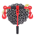 Heavy-Duty Chain Binder Kit 5/16in-3/8in, 4900 lbs Load Capacity - Durable Tie Down Hooks for Lifting, Hauling, and Secure Transport - Ideal for Trucks and Trailers