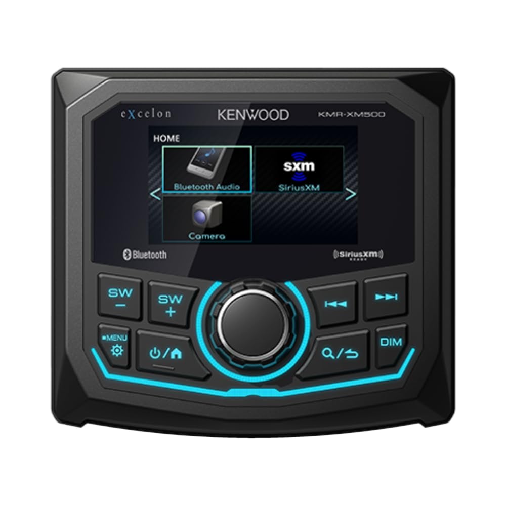 Refurbished Kenwood eXcelon KMR-XM500 IP66 Rating Marine Digital Media Receiver w/Bluetooth