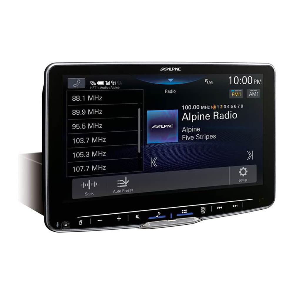 Alpine ILX-F509 9" Touchscreen Digital Multimedia Receiver (Does Not Play CDs) with License Plate Camera