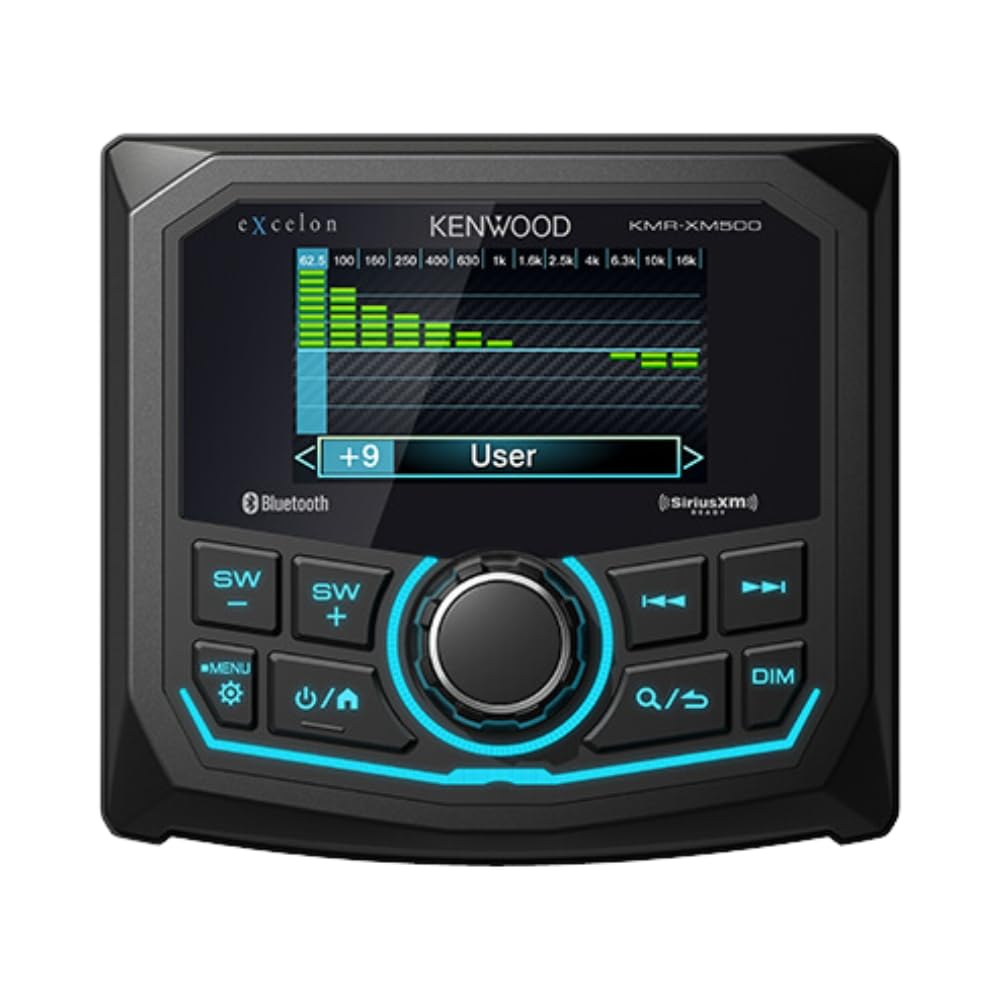 Refurbished Kenwood eXcelon KMR-XM500 IP66 Rating Marine Digital Media Receiver w/Bluetooth
