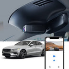 Fitcamx 2K Front and Rear Dash Cam Suitable for Volvo S60 V60 2019 2020 2021 2022 T5 T6 T8 B5, OEM Style, Dual 1440P+1080P HD Video, Loop Recording WiFi, Gravity Sensor, WDR Night Vision, 64GB Card