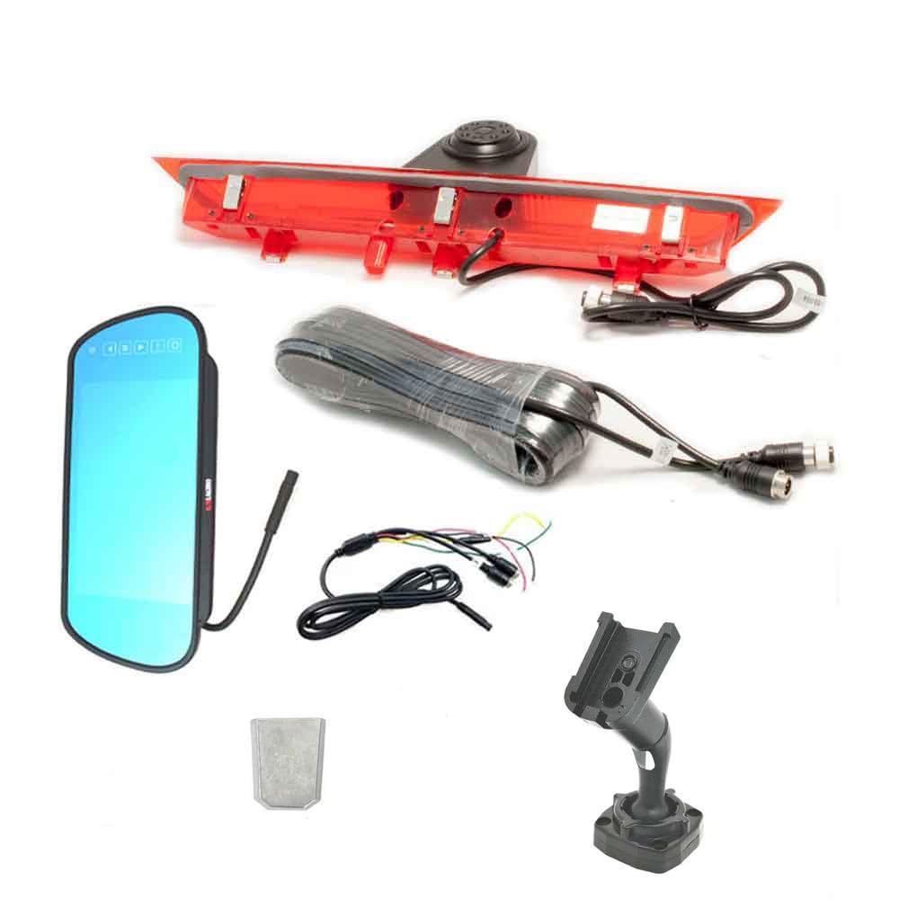 Compatible for Ford Transit 150 2015-2020, Transit 250 2015-2020, Transit 350/350 HD 2015-2020 Brake Light Backup Camera with 7 inch Monitor with Bracket(Transit Van)