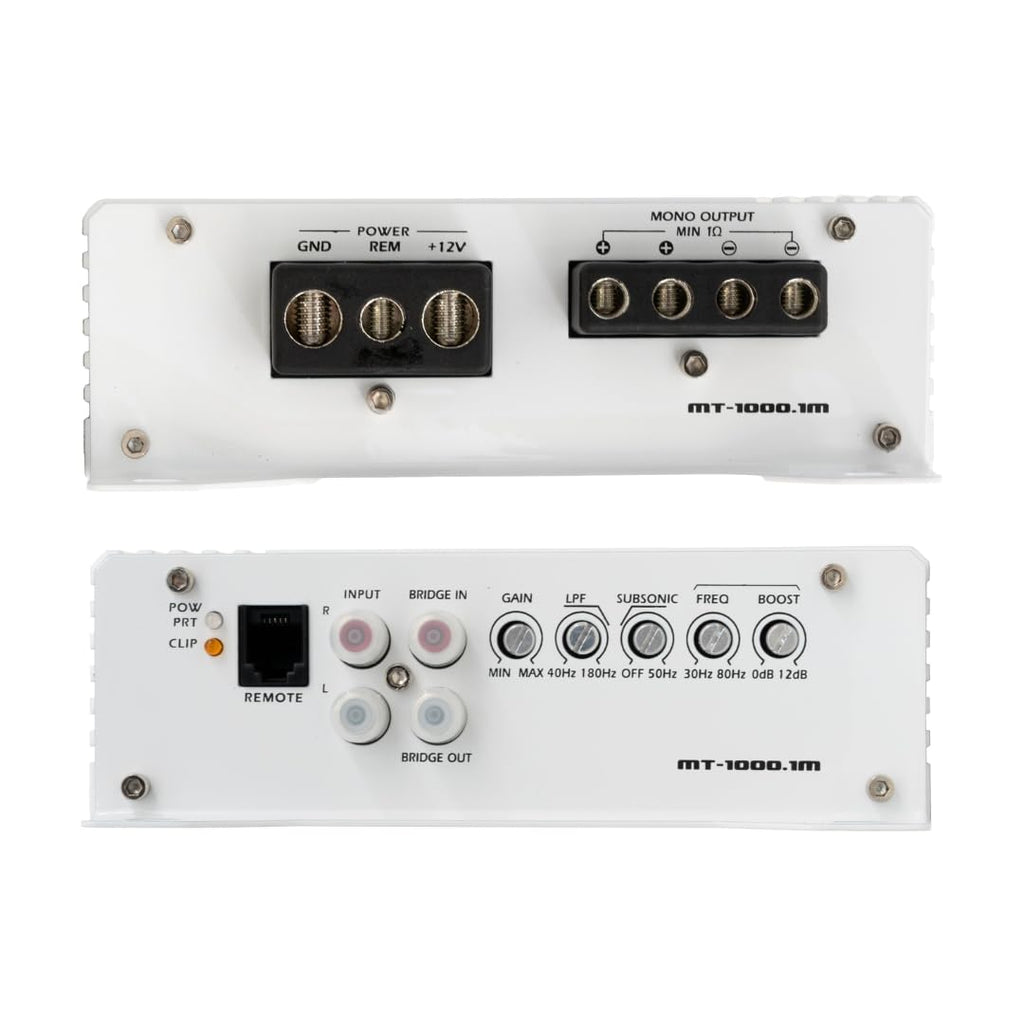 Stinger Audio MT-1000.1M Marine Monoblock 1000W Class D Car Audio Amplifier