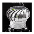 Stainless Steel Roof Turbine Ventilator, Anti-Downdraught Spinning Ventilation Chimney Cowl for Effective Airflow