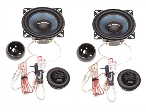 Gladen Alpha 100 4" 55W RMS 2-Way Component Speakers System