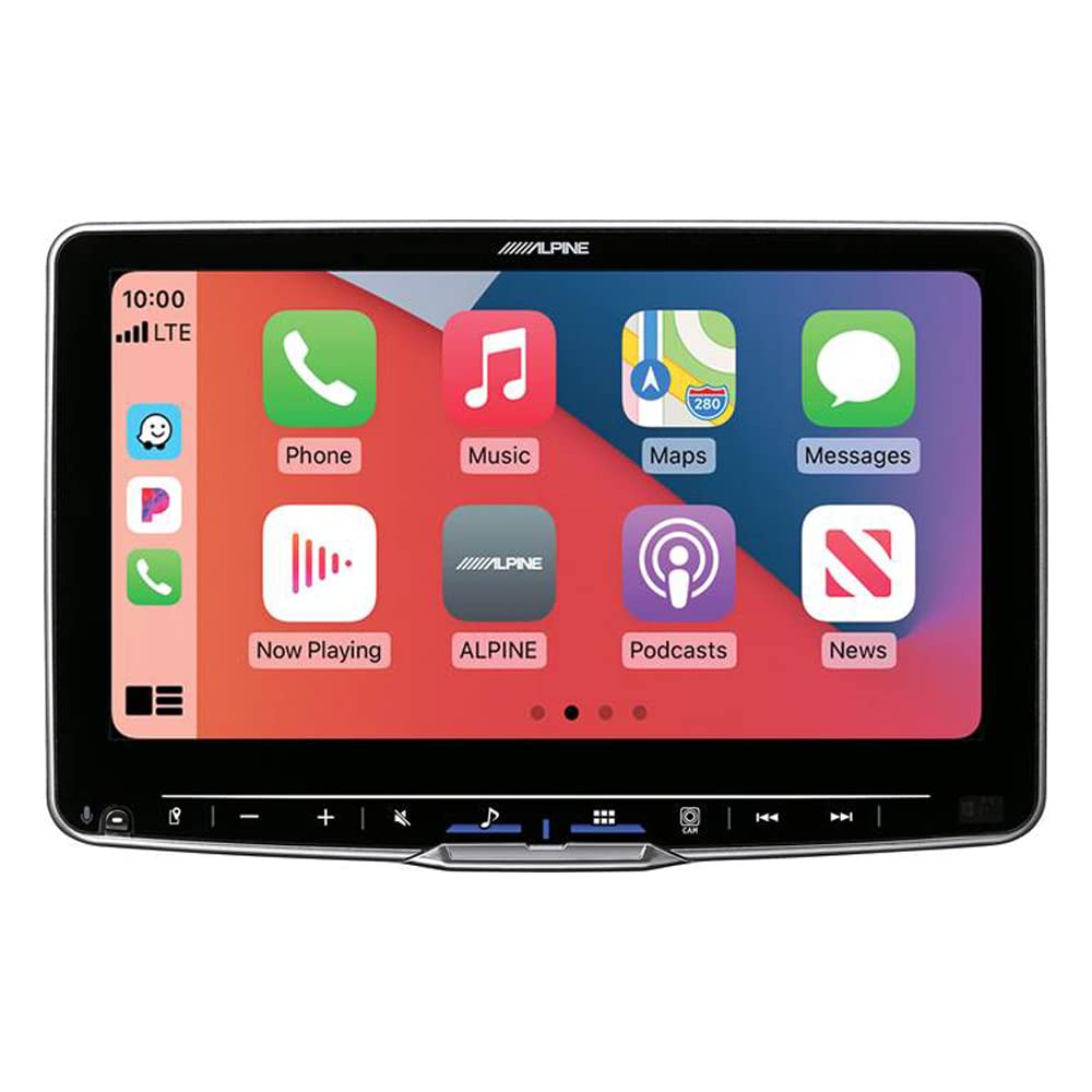 Alpine ILX-F509 9" Touchscreen Digital Multimedia Receiver (Does Not Play CDs) with License Plate Camera