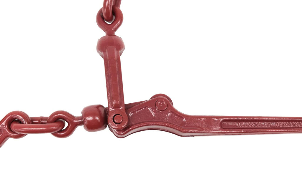 Mytee Products Lever Binder Lock Snap Safety Kit: (4) Safety Locking Clip, (4) 3/8" - 1/2" Chain Binder Lever Style
