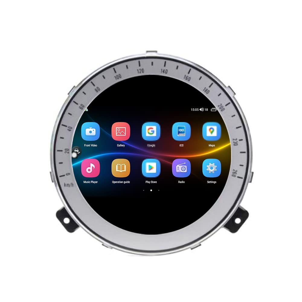 Original Style Android Car Navigation Stereo Dash Kit GPS Auto Tablet Multimedia Player Headunit Radio Replacement for Mini Cooper R56, if Applicable