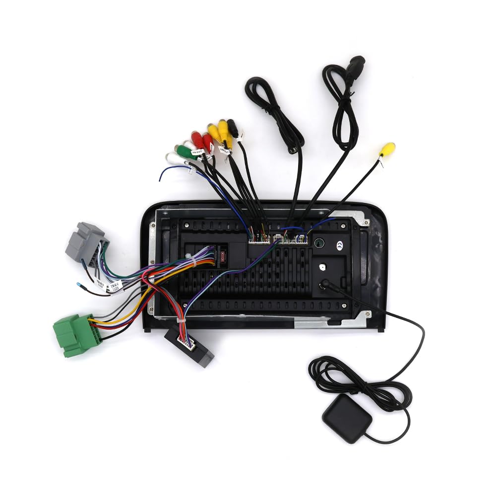 9'' Touch Screen Car Stereo for Volvo S80 2004-2008 with Wireless Carplay Android Auto Support GPS Navigation, WiFi, HiFi, Bluetooth, FM, SWC, Mic, Backup Camera, 4G+64GB