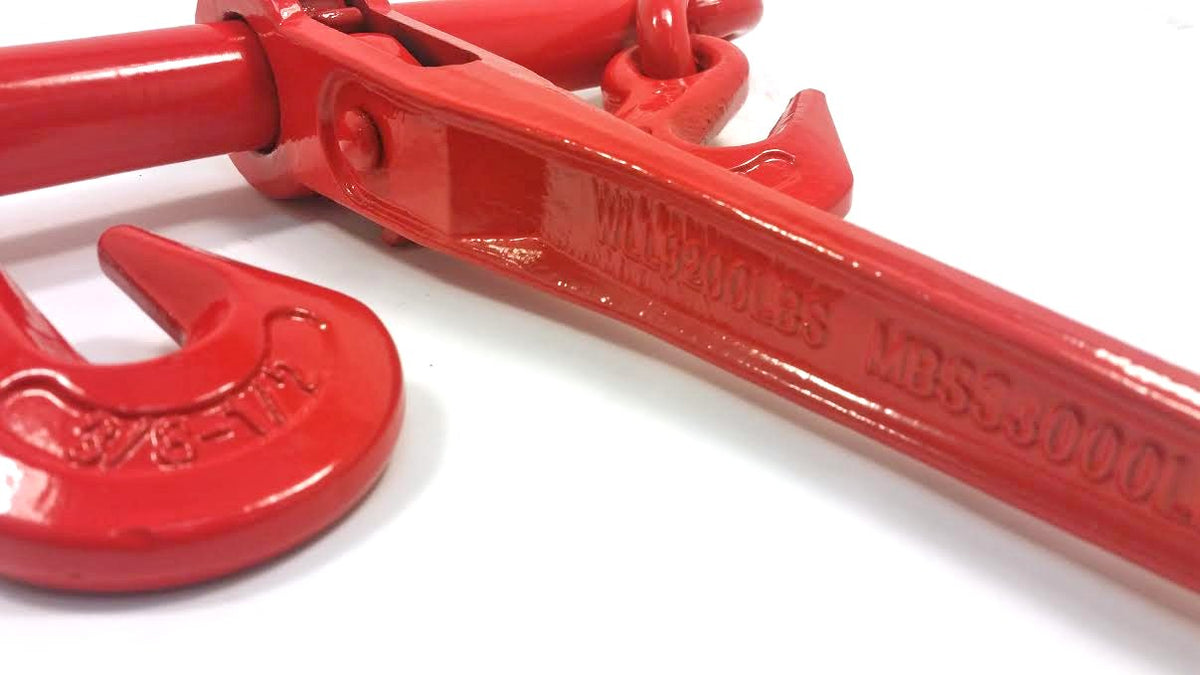 3/8" Transport Package - (2) Ratchet Binders - (2) 20' Foot Chains