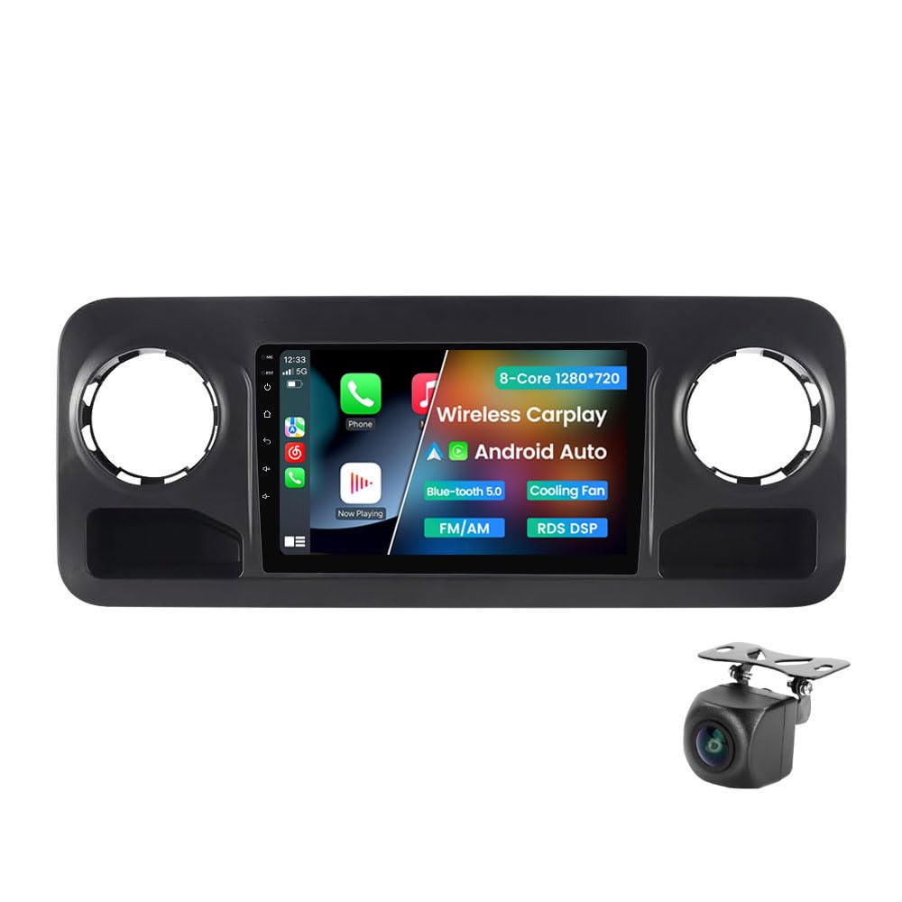 Stereo Car Radio for Mercedes-Benz Sprinter 2019-2023 Head Unit Upgrade