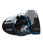 wet sounds REV12 Black HD Tower Speaker with XZ Black Zero Style Grille Black X-Mount Kit