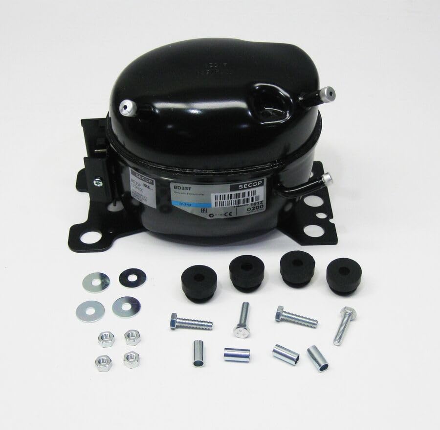 Replacement for Secop BD35F Direct Current (DC) Mobile Compressor 12/24V R134a 1101Z0200