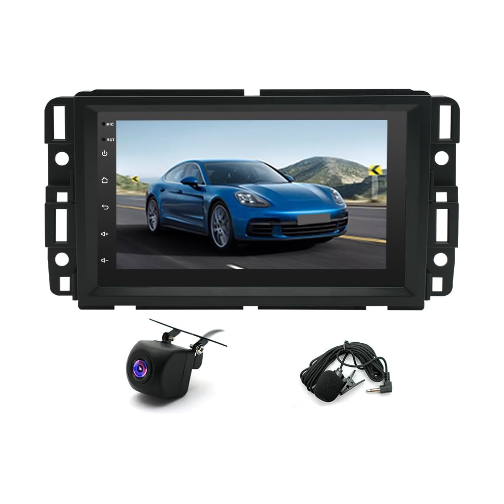 4+64G Android Car Radio Stereo Upgrade for 2008-2026 Chevy Express 2500 3500 8" Touch Screen GPS Navi Head Unit for GMC Savana 2008-2026 Radio Replacement w/Wireless Carplay & Android Auto Bluetooth