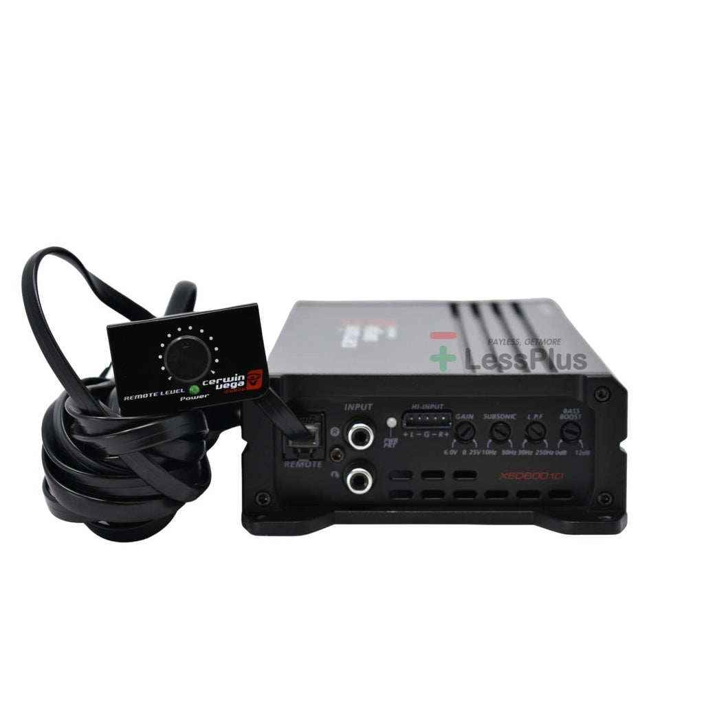 Cerwin Vega XED Series Class-D Mono Amplifier 1100W Max XED8001D Black
