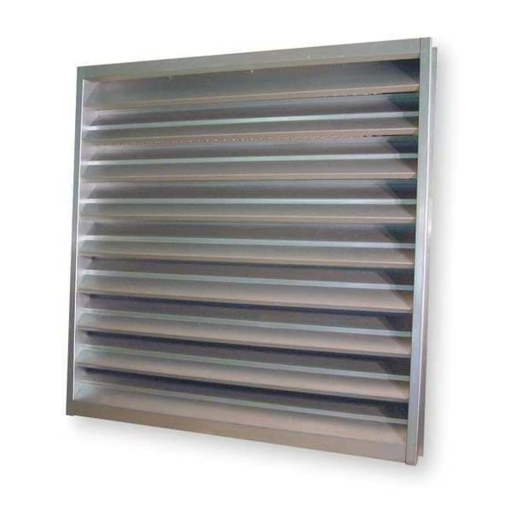 Dayton Louver,Wall Opening 48x36In,Galvannealed 4FZH1-1 Each