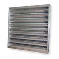 Dayton Louver,Wall Opening 48x36In,Galvannealed 4FZH1-1 Each