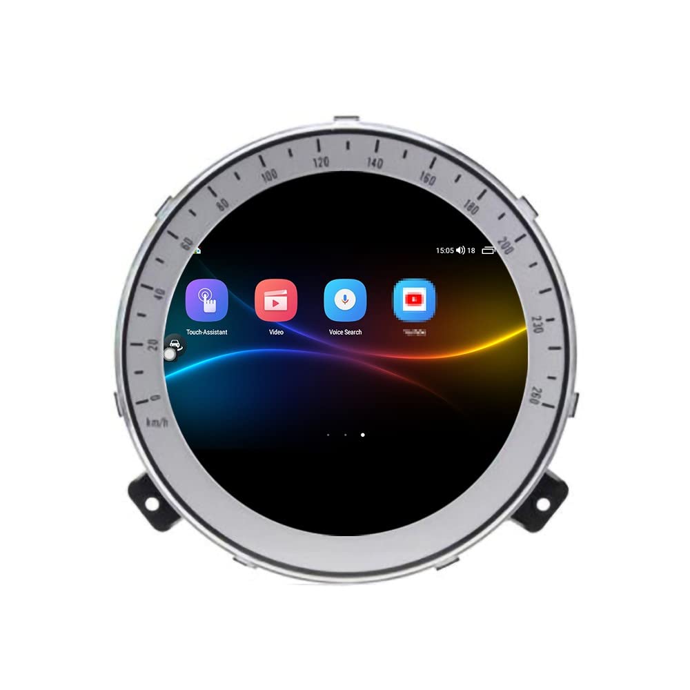 Original Style Android Car Navigation Stereo Dash Kit GPS Auto Tablet Multimedia Player Headunit Radio Replacement for Mini Cooper R56, if Applicable