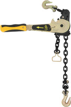 1/4"-5/16" Ratchet Chain Binder with Grab Hooks, 2500lbs, 4 Pack