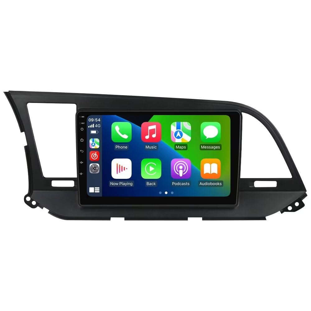 Radio for Hyundai Elantra 2016 2017 2018 Stereo Upgrade Dash Kit Car GPS Navigation,2+32GB 9" IPS Touch Screen Head Unit with Car-Play & Android Auto/SWC/Rear View