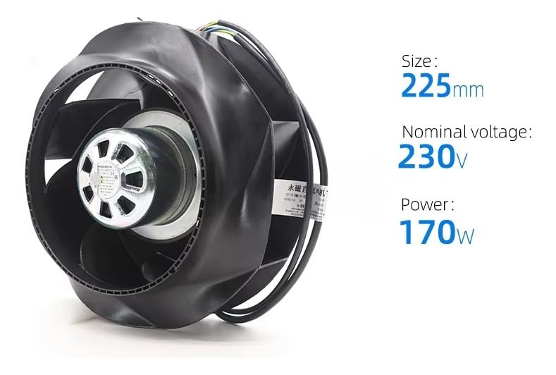 R3G225-RE07-03 EC Centrifugal Fan | 225mm 230V & HVAC