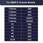 Fitcamx 4K Dash Cam Suitable for BMW 1 3 5 7 X1 X3 X5 X5 M X6 M3 E Chassis (HD2-6035), E88/E92/E93/E60/61/E65/66/E84/E83/E70/E72/E93, OEM Look, 2160P Video WiFi, Loop Recording G-Sensor, 64GB Card