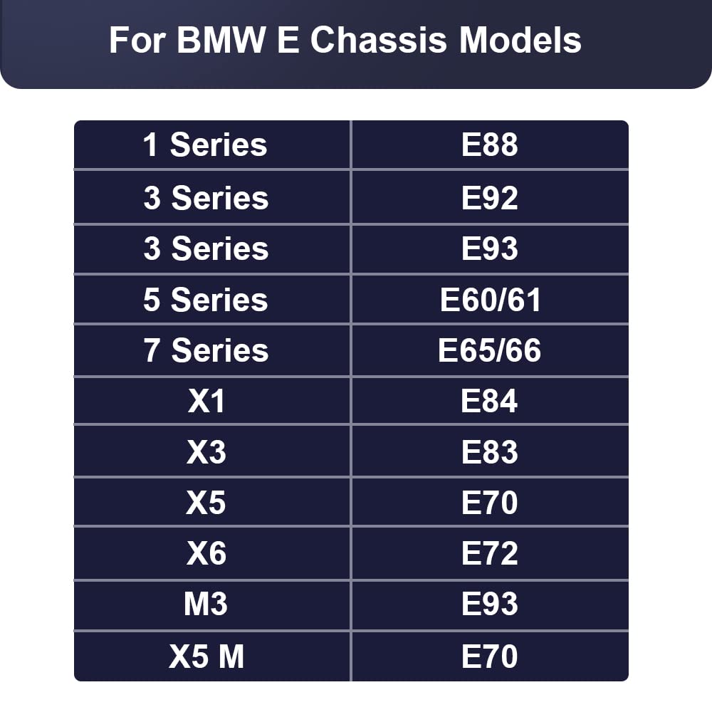 Fitcamx 4K Dash Cam Suitable for BMW 1 3 5 7 X1 X3 X5 X5 M X6 M3 E Chassis (HD2-6035), E88/E92/E93/E60/61/E65/66/E84/E83/E70/E72/E93, OEM Look, 2160P Video WiFi, Loop Recording G-Sensor, 64GB Card
