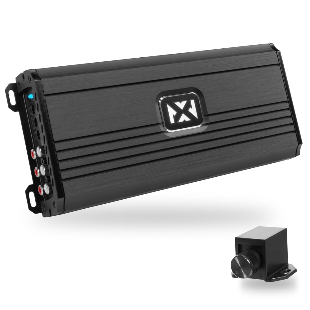 NVX NDA11005 Class-D 5-Channel Amplifier with Remote Bass Knob
