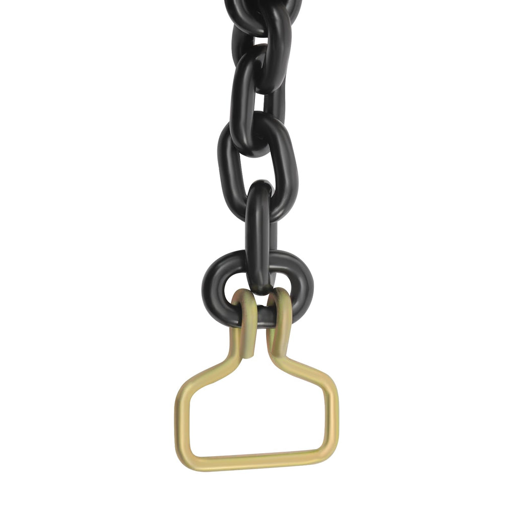 2 Pack 3/8" - 1/2" Easy Ratchet Chain Binder with Grab Hooks, 6600LBS