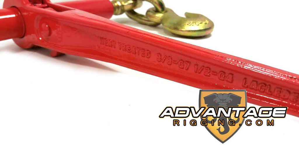 3/8 Transport Hauling Load Package - 8X Ratchet Binders - 8X 20' Foot Chains