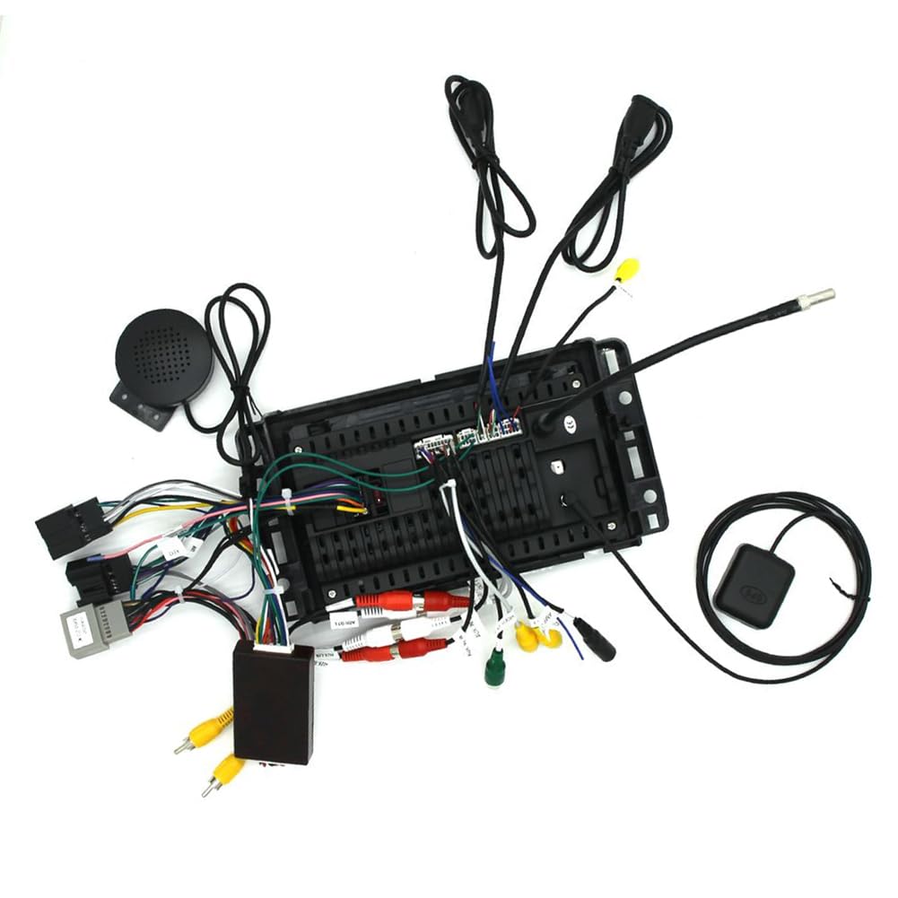 7'' Android 14 Car Stereo for 2006 2007 2008 2009 2010 2011 2012 2013 Chevy Impala, GPS Navigation Wireless CarPlay Android Auto Double Din Radio with Bluetooth WiFi DSP SWC Backup Camera