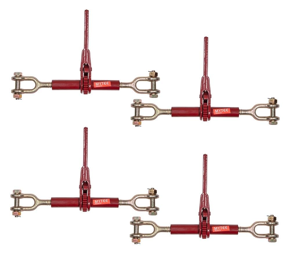 Mytee Products 4 Pack Ratchet Speciality Binder, Jaw-Jaw 10" Barrel, 13,000 lbs WLL