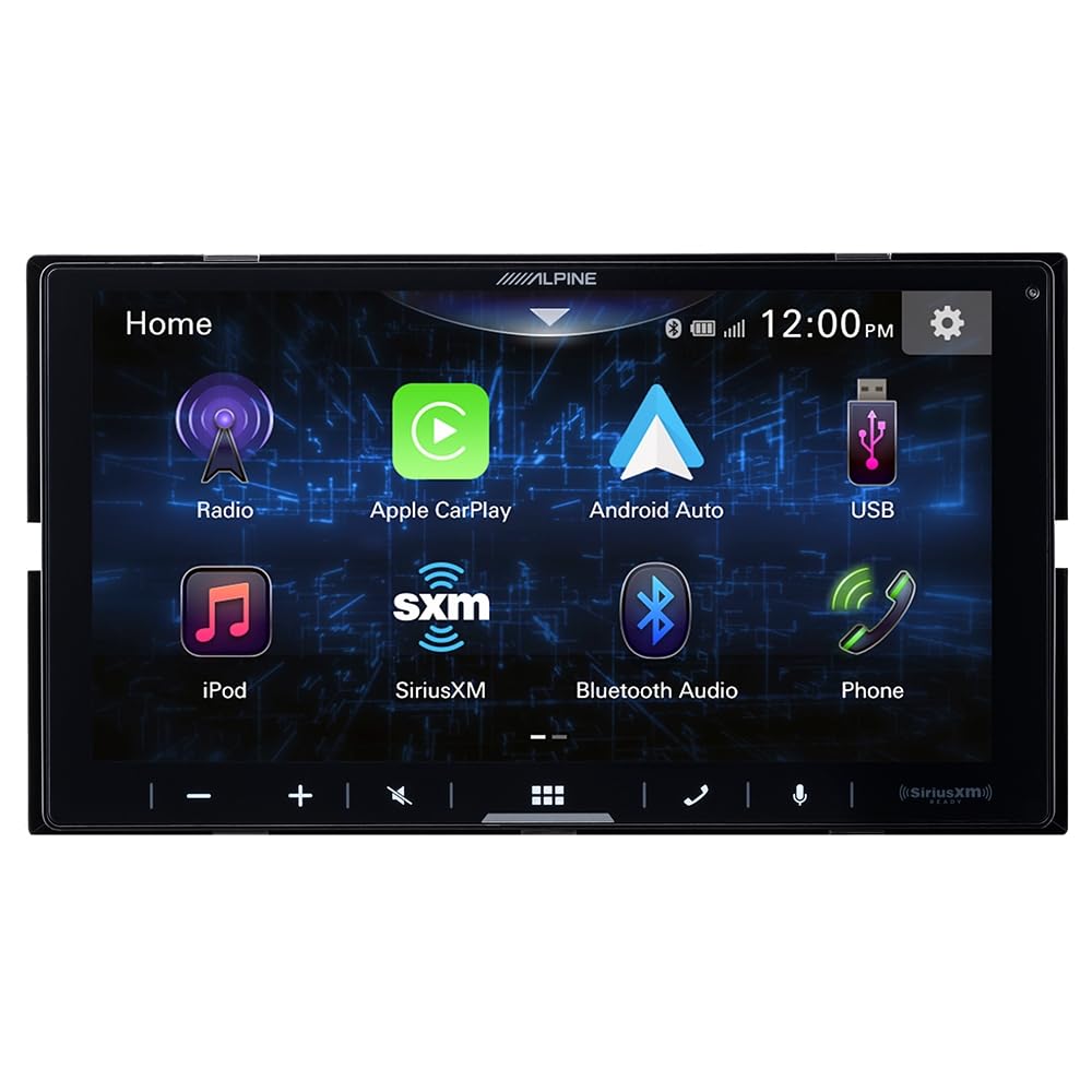 Alpine iLX-W670 7” Shallow-Chassis Digital Multimedia Receiver with KTA-450 4-Channel Power Pack Amplifier